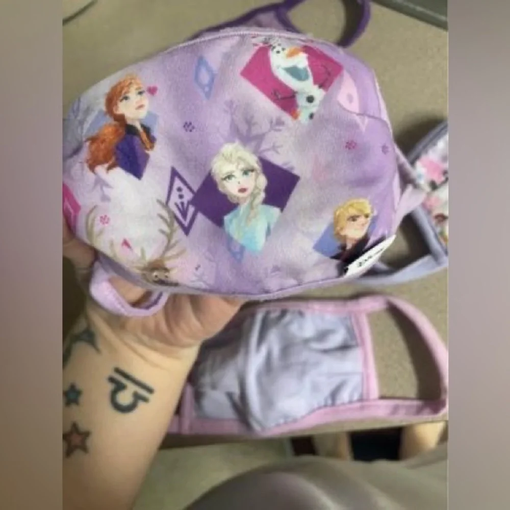 Disney princess kids face masks
